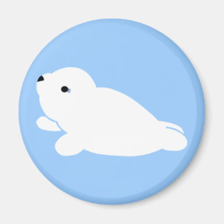 Blue White Harp Magnet