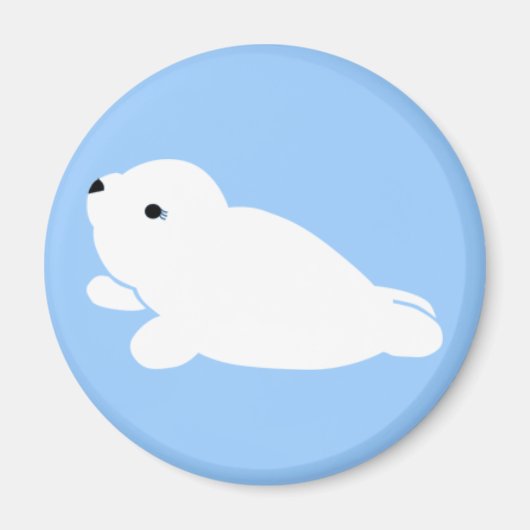 Blue White Harp Magnet (Vorne)