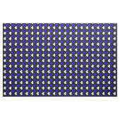 Blue White Hearts Black Stoff (Yard (91,4 cm))