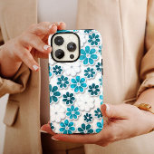 Blue White Hippie iPhone | 60er Hippie iPhone 13 Case-Mate iPhone Hülle