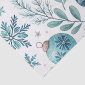 BLUE & WHITE HOLIDAY BOWS SEIDENPAPIER (Ausschnitt)