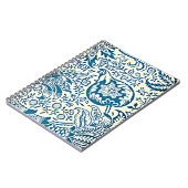 Blue & White Indian Vintag Pattern Notebook Notizblock (Linke Seite)