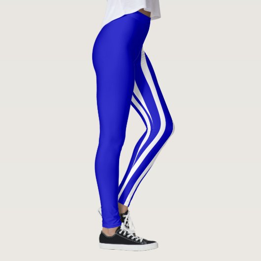 Blue & White Jester Leggings (Rechts)