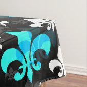 Blue White Lilie Tischdecke (Beispiel)