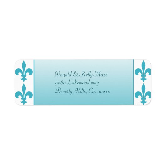 Blue & White Lilie Wedding (Vorne)