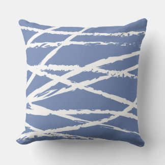 BLUE & WHITE LINIEN DESIGN Retro-Kissen Kissen