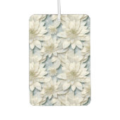 Blue White Lotus Blume Autolufterfrischer (Vorderseite)