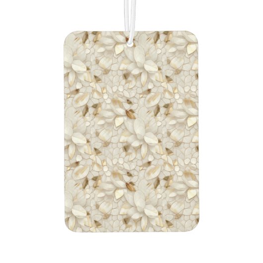 Blue White Lotus Blume Autolufterfrischer (Rückseite)