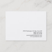 Blue White Monogram Zuhause repariert Business Car Visitenkarte (Rückseite)