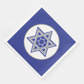 Blue & White Multiple Stars von David Design Serviette (Ecke)