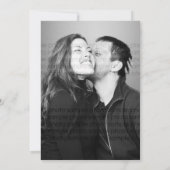 Blue White Nautic Save the Date Flat Foto Card (Rückseite)