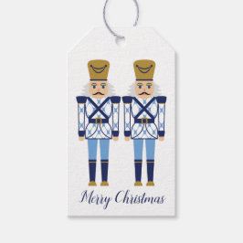 Blue & White Nutcracker. Chinoiserie Weihnachtsfes Geschenkanhänger