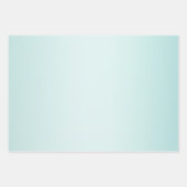 Blue White Ombre Muscheln Seepferd Starfish Geschenkpapier Set (Vorderseite 3)