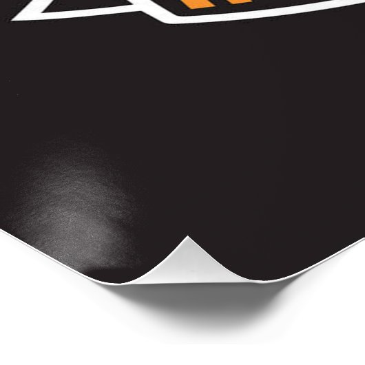 Blue White Orange Vathers Day Family Der beste Vat Poster (Ecke)