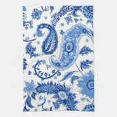 Blue & White Paisley Küchentuch (Vertikal)