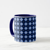 Blue & White Paisleys Tasse (Vorderseite Links)