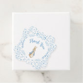 Blue White Peter the Rabbit Beatrix Baby Dusche Geschenkanhänger (Beispiel)