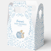 Blue White Peter the Rabbit Beatrix Baby Dusche Geschenkschachtel (Offen)