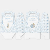 Blue White Peter the Rabbit Beatrix Baby Dusche Geschenkschachtel (Ungeklappt)