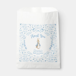 Blue White Peter the Rabbit Beatrix Baby Dusche Geschenktütchen