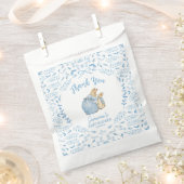 Blue White Peter the Rabbit Beatrix Baby Dusche Geschenktütchen (Ausgeschnitten)
