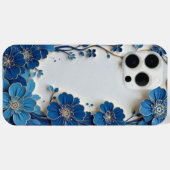 Blue & White Porcelain Handy Case - Traditionelle (Rückseite (Horizontal))