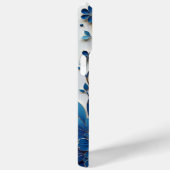 Blue & White Porcelain Handy Case - Traditionelle (Rückseite / Rechts)