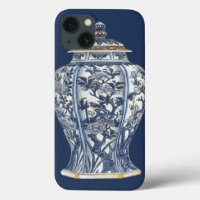 Blue & White Porcelain Vase von Vision Studio