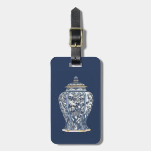 Blue & White Porcelain Vase von Vision Studio Gepäckanhänger