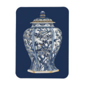 Blue & White Porcelain Vase von Vision Studio Magnet (Vertikal)
