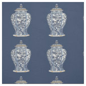 Blue & White Porcelain Vase von Vision Studio Stoff (Muster)