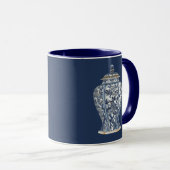 Blue & White Porcelain Vase von Vision Studio Tasse (VorderseiteRechts)
