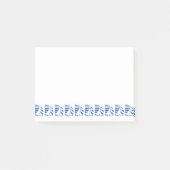 Blue White Racing Sailboats Sticky Notes Post-it Klebezettel (Vorderseite)