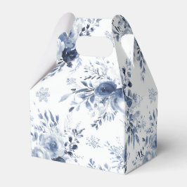 Blue White Romantic Floral Bridal Shower Wedding Geschenkschachtel