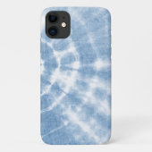 Blue White Shibori Gefärbte Krawatte Case-Mate iPhone Hülle (Rückseite)