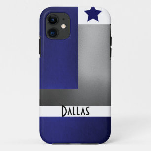 Blue White & Silver - Dallas iPhone 5 Fall-2 Case-Mate iPhone Hülle