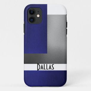 Blue White & Silver - Dallas iPhone 5 Fall- Case-Mate iPhone Hülle