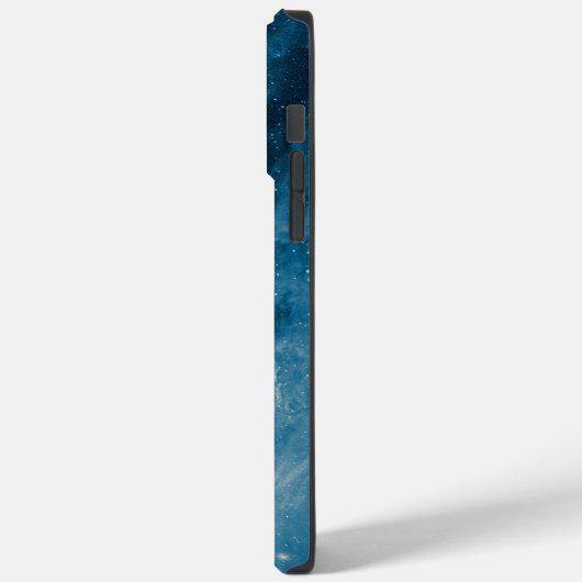 Blue White Simple Space Foto Planet Illustration Case-Mate iPhone Hülle (Rückseite / Links)