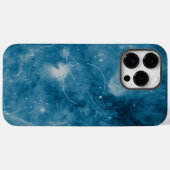 Blue White Simple Space Foto Planet Illustration Case-Mate iPhone Hülle (Rückseite (Horizontal))
