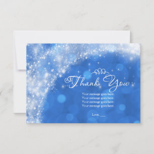 Blue & White Sparkle Ainderella Danke