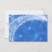 Blue & White Sparkle Ainderella Danke (Rückseite)