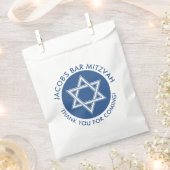 Blue White Star von David Bar Mitzvah Geschenktütchen (Ausgeschnitten)