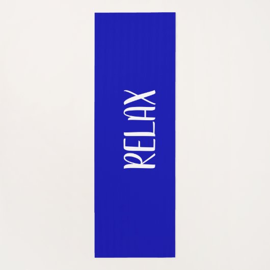 Blue White Stara Yogamatte (Rückseite)