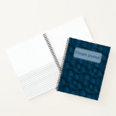 Blue & White Starry Night Celestial Dream Journal Notizblock (Innenseite)