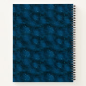 Blue & White Starry Night Celestial Dream Journal Notizblock (Rückseite)