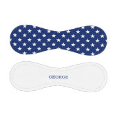 Blue White Stars USA Sports Team Individuelle Name Baseball (Paneele)