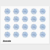 Blue white stickers (Blatt)