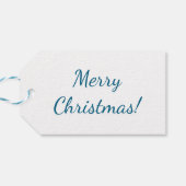 Blue white stickers  geschenkanhänger (Rückseite Horizontal)