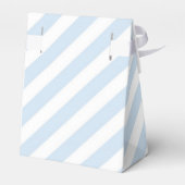 Blue & White Strike Geburtstagsparty Gefälligkeits Geschenkschachtel (Rückseite)