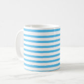 blue & white stripes kaffeetasse (Vorderseite Links)